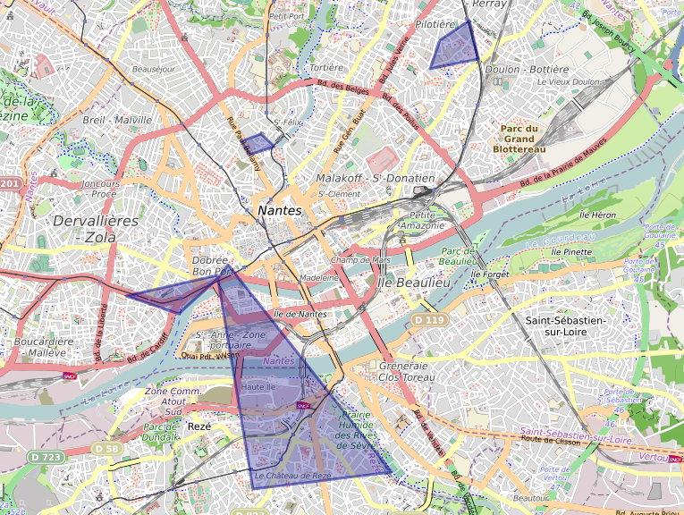 Carte des déploiements wifi au 30 avril 2017