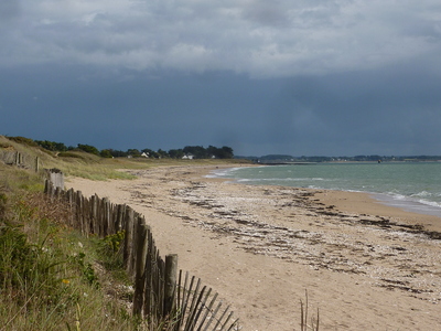 Vue depuis une plage de
Damgan